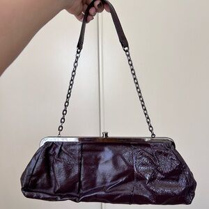 HOBO international Leather Clutch Plum